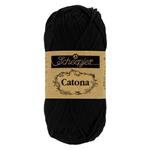 Scheepjes Catona 50 gram - 110 Jet Black