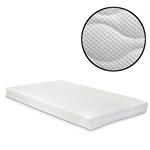 Matras koudschuim 120x200x16 cm gewatteerde tijk 1,5 cm
