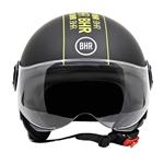 BHR 835 vespa helm zwart stripe