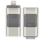 DrPhone Flashdrive 128 GB USB Stick iPhone / iPad / Samsung USB Stick - Micro USB Naar USB Type A - 