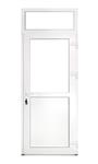 PREMIUM PLUS Buitendeur met bovenlicht 1-2 glas b98 x h215 cm
