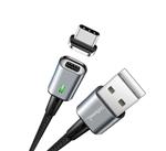DrPhone iCON 2 Meter- Magnetische Type C Kabel USB-C oplaadkabel + Datakabel - 3.0A Support - Snella
