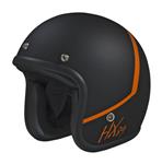 IXS HX 89 2.0 jethelm mat zwart-oranje