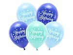 Happy Birthday Ballonnen Blauw 26cm 5st