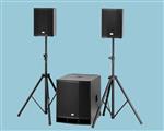 PA set huren? | 1x subwoofer | 2x luidsprekers | tot 150 personen