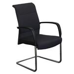 Slede Vergaderstoel Antraciet Chroom