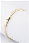 Gouden massieve bangle