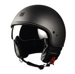 Motocubo beetle jethelm met vizier | mat titanium