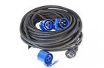 Vechline Verloopkabel 3x1.5mm² CEE-CEE Contra & CEE Contra-Frans Verloop 25m