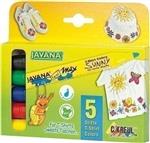 Kreul Javana textielstiften set 5 stuks 90710