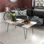 [en.casa] Salontafel Give 44x110x66 cm meerkleurig