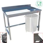 TPC1270A - VOORBEREIDINGSTAFEL VLEES/VIS, WAND