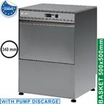 WR-LV50-MPS - VAATWASSER MAND 500x500 mm, AFVOERPOMP