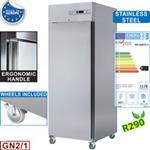 WR-GN07P-X/R2 - GEVENT. KOELKAST 700L  1 DEUR GN2/1 /WIELEN