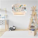 lux.pro Design hanglamp Lurgan E27 wit met koala motief