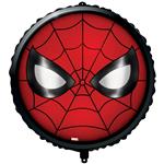1 Spiderman Face Foil Balloon 46cm Spider-Man Crime Fighter