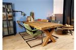 Eettafel gerecycled oud teak 200cm