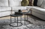 Marmeren salontafel | Romeo set van 2