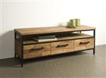 Tv meubel Livorno 130 cm | Gerecycled teak & metaal