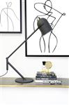 Metalen tafellamp Sleek | Zwart