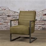 Industriële fauteuil Rocca | Groen