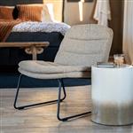 Bijzettafel Dainty - crème/taupe