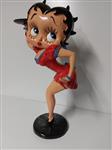 Beeld, 52 cm high statue of Betty Boob in red dress - 52 cm - polyresin