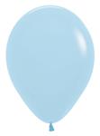 Ballonnen Pastel Matte Blue 30cm 12st