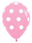 Ballonnen Polka Dots Pink 30cm 25st