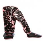 Booster SG Youth Kickboxing scheenbeschermers Marble Pink