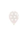 Ballonnen Polka Dots Clear 12cm 50st