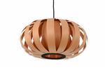 Hanglamp Hout Rond Houtkleur 40 cm - Madera Algarrobo