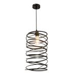 Hanglamp Industrieel Zwart Rond 25 cm - Scaldare Alesso