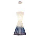 Hanglamp Modern Wit met Blauw 30 cm - Scaldare Aprilia