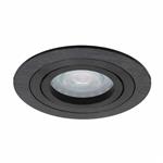 LED Inbouwspot Roza zwart rond