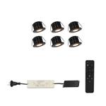 Carpus LED inbouwspot voor houten veranda Set 6