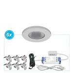 Set van 6 Monno led inbouwspots