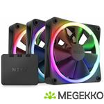 NZXT F120 RGB - 120mm RGB Fans - Triple - Black