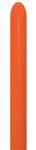 Modelleerballonnen Orange 5cm 152cm 50st