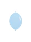 Ballonnen Pastel Matte Blue 15cm 50st