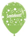 Ballonnen Lentefeest Stars Lime Green 30cm 25st