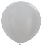 Ballonnen Pearl Silver 91cm 10st