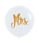 Ballonnen Mrs White 61cm 3st