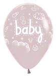 Ballonnen Baby Pastel Dusk Rose 30cm 25st