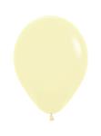 Ballonnen Pastel Matte Yellow 25cm 100st