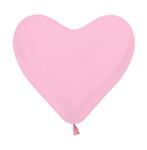 Ballonnen Hart Pink 30cm 50st