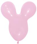 Ballonnen Mouse Head Pink 25st