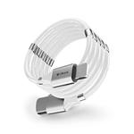 DrPhone MAG - 3A Kabel - Magnetisch Oprolsysteem - Geschikt voor USB-C Naar USB-C - 1 Meter Oplaad k