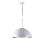 Hanglamp Wit met Zilveren Binnenkant 60 cm - Scaldare Lucano