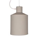 Hanglamp Modern Grijs Rond Wit Metaal - Scaldare Sacile